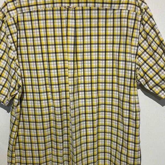 Nautica Men's Multicolor Sanded Poplin Plaid Short Sleeve Button Up Shirt XXL - Picture 9 of 9